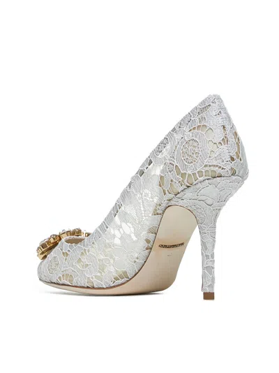 Dolce & Gabbana Women Rainbow Lace Décolleté With Broche