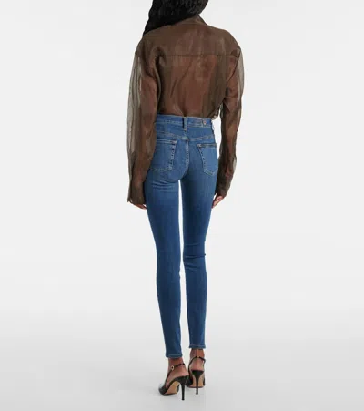 7 For All Mankind Hw High-waist Skinny Jeans