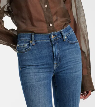 7 For All Mankind Hw High-waist Skinny Jeans