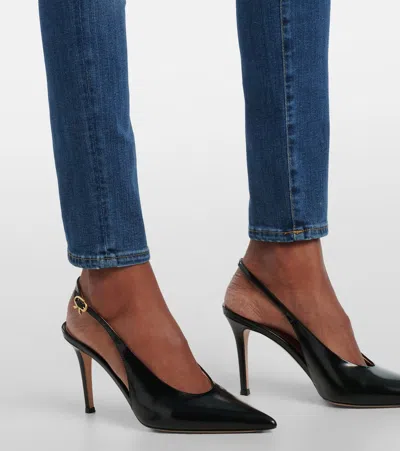 7 For All Mankind Hw High-waist Skinny Jeans