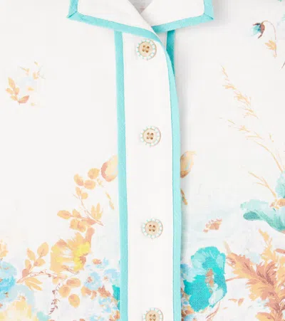 Zimmermann Scarborough Floral Cotton Shirt