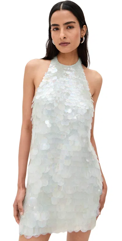 Retroféte Bondera Sequin Dress Eucalyptus
