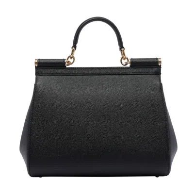 Dolce & Gabbana Sicily Grande Leather Handbag