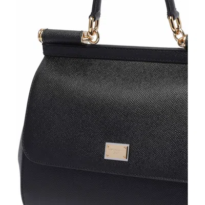 Dolce & Gabbana Sicily Grande Leather Handbag