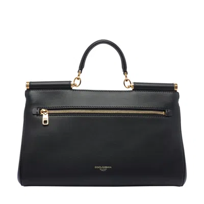 Dolce & Gabbana Medium My Sicily Bag In Black