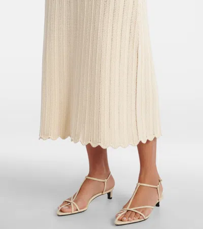 Altuzarra Sissi Open-knit Cotton Midi Dress