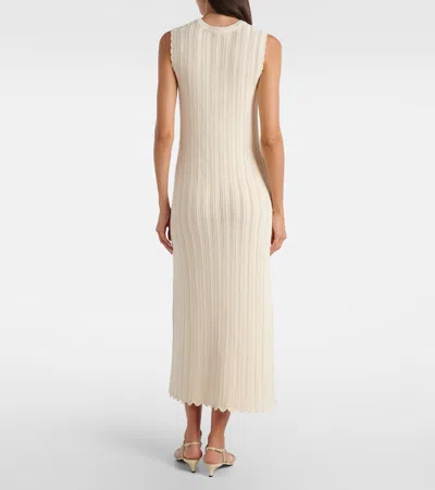 Altuzarra Sissi Open-knit Cotton Midi Dress
