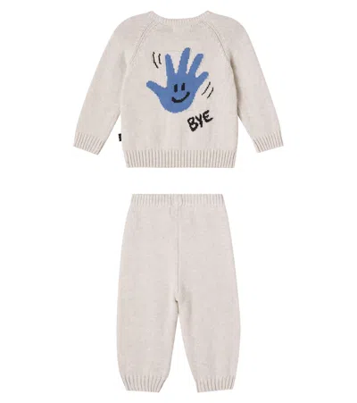 Molo Baby Set Aus Pullover Und Hose In White