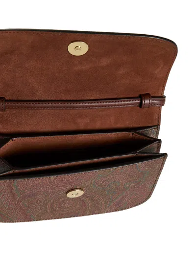 Etro Essential Canvas And Leather Small Bag
