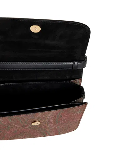 Etro Essential Canvas And Leather Small Bag