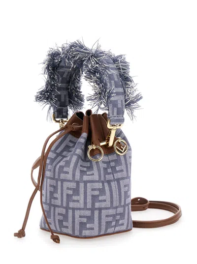 Fendi Mini Mon Tresor Tessuto Ff