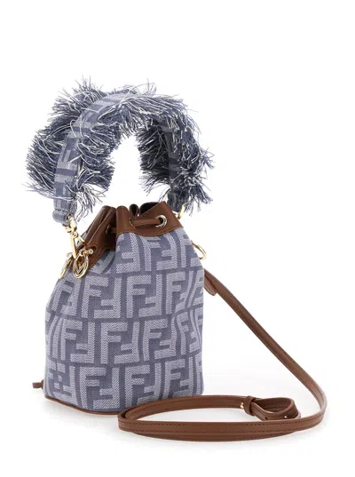 Fendi Mini Mon Tresor Tessuto Ff