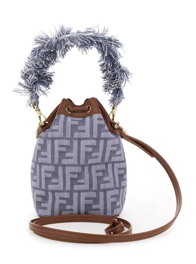 Fendi Mini Mon Tresor Tessuto Ff