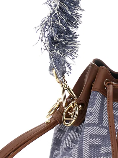 Fendi Mini Mon Tresor Tessuto Ff