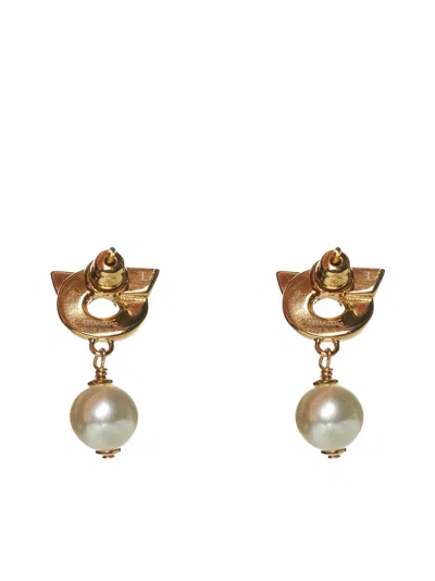 Ferragamo Women Hook Earrings With Pearls Bijoux