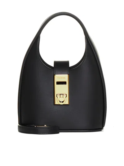 Ferragamo Women Leather Hobo Mini Bag