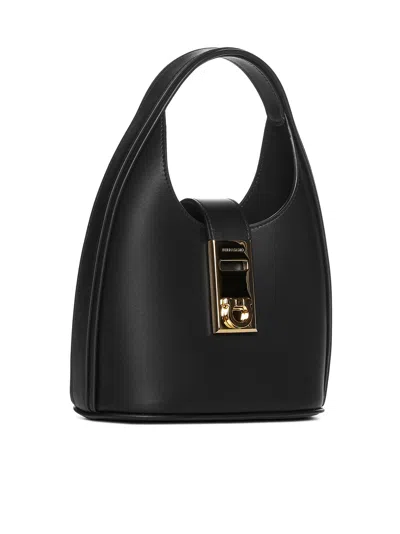Ferragamo Women Leather Hobo Mini Bag
