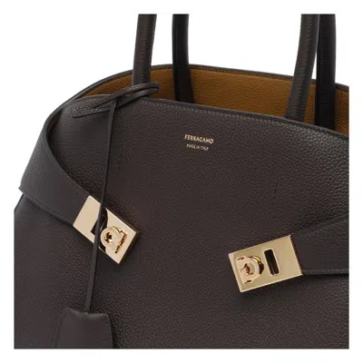Ferragamo Women Medium Hug Bicolor Handbag