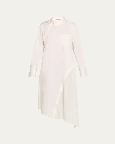 Peter Do Marlow Shirt Dress In White