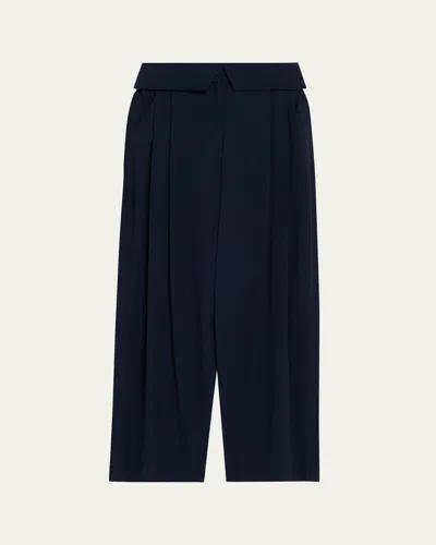 Jason Wu Collection Pleat-front Pants With Foldover Waistband