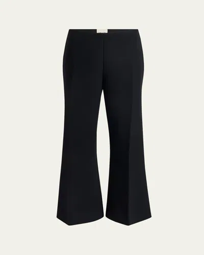 Khaite Walter Kickflare Crop Pants