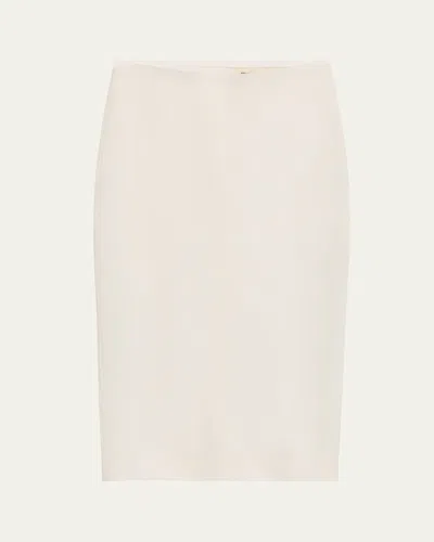 Khaite Lalisa Silk Midi Skirt