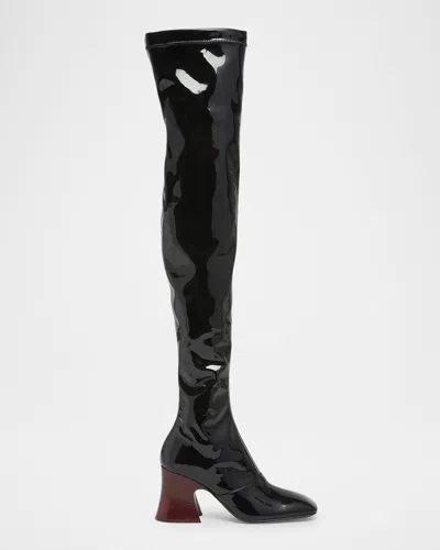 Chloé Janis Patent Leather Over-the-knee Boots