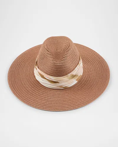 Eugenia Kim Emmanuelle Vented Hemp Packable Fedora Hat
