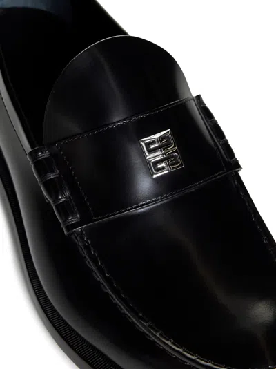 Givenchy Men 4g Plaque Leather Loafers