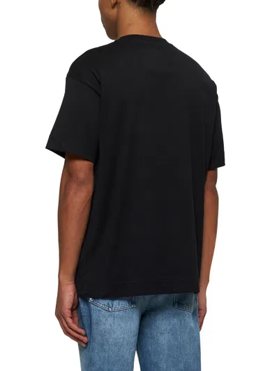 Givenchy Men Black Cotton Maison  T-shirt In Black