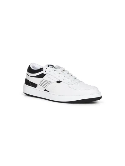 Givenchy G Move Low-top Sneakers In Calf Leather In White
