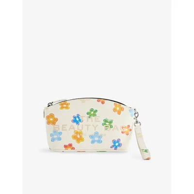 Marc Jacobs Womens White Multi The Wild Daisy Beauty Leather Bag
