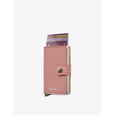 Secrid Womens Rose Miniwallet Pebbled-leather Wallet