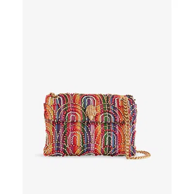 Kurt Geiger Womens Other Soft Md Kensington Woven Cross Body Bag
