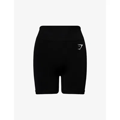 Gymshark Womens Black Vital Sculpt Seamless Shorts Xl