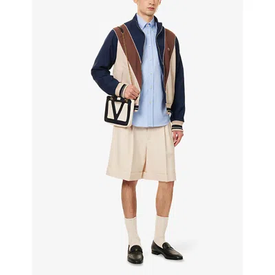 Valentino "vlogo Signature" Shirt In Blue