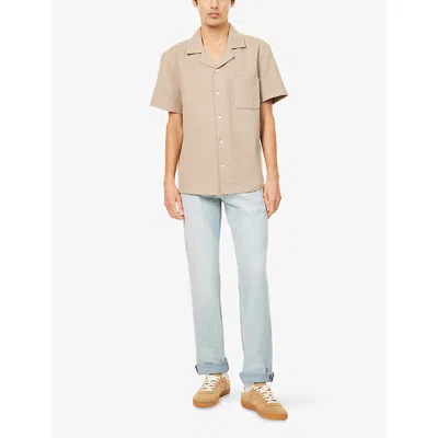 Paige Mens Monty Normandie Straight-leg Stretch-denim Jeans In Multi