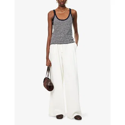 Vince Textured Microstripe Sweater