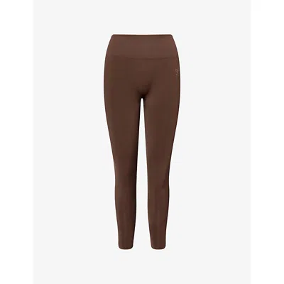 Gymshark Womens Brown Soft Sculpt Studio Leggings
