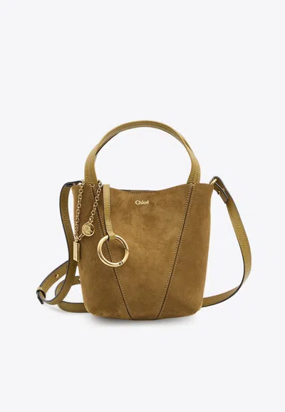 Chloé Small Spin Suede Tote Bag