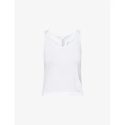 Lululemon Womens White/white Swiftly 2.0 Tech Racerback Jersey Tank Top