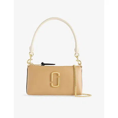 Marc Jacobs Womens Camel Multi The Snapshot Convertible Leather Shoulder Bag