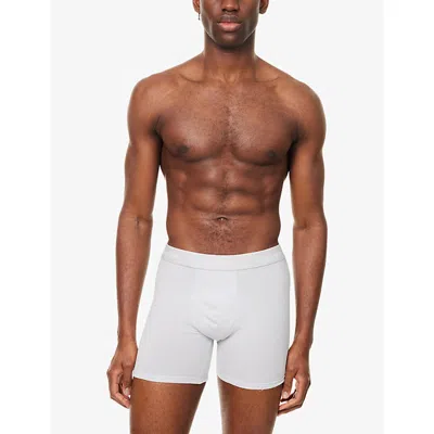 Calvin Klein Mens Ind Chip Molten Wbs Icon Pack-of-three Stretch-cotton Briefs