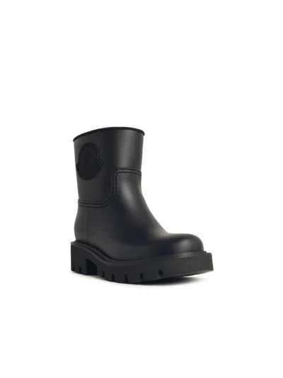 Moncler Kickstream Rubber Wellington Ankle Boots