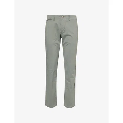 Paige Mens Bonsai Vincent Straight-leg Cotton Chino Trousers In Gray