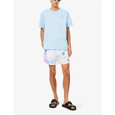 Casablanca Mens Galactic Connection Graphic-print Swim Shorts