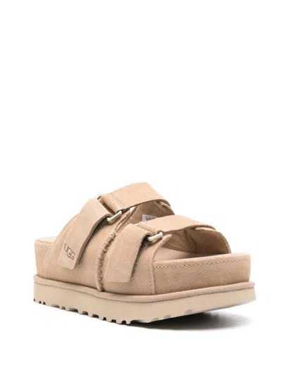 Ugg Goldenstar Hi Sandals In Brown