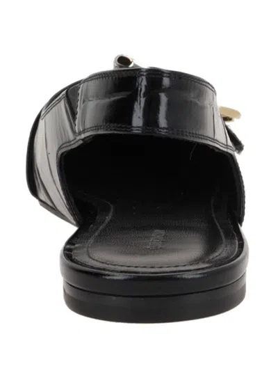 Givenchy Voyou Slingback Ballerina Flat With Pointed Toe In Black