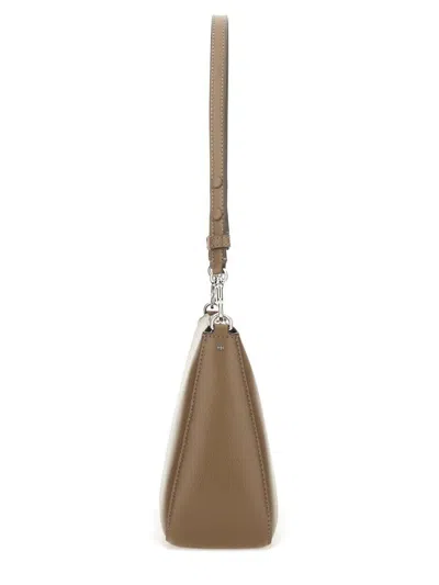 Tory Burch Shoulder Bag With Adjustable And Chain Strap In Brown