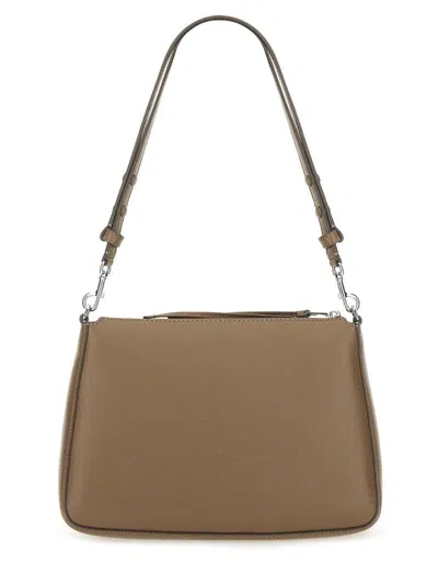 Tory Burch Shoulder Bag With Adjustable And Chain Strap In Brown
